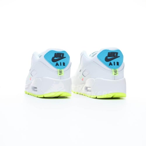 Nike Air Max 90 White Blue Fury Volt