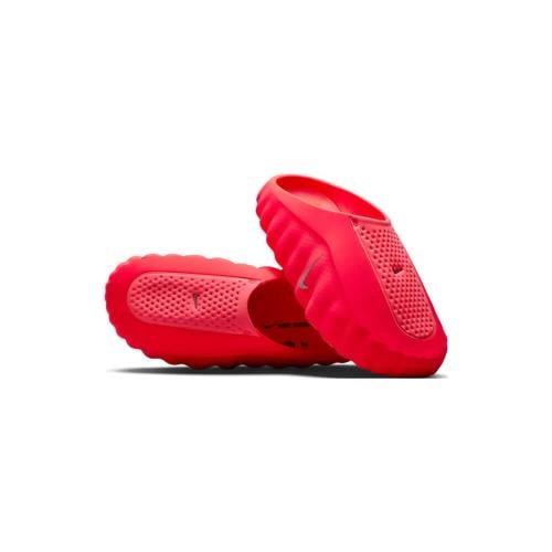 Nike Mind 001 - Solar Red, a fiery red shoe suitable for everyday wear and comfortable for both men and women.