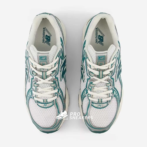 New Balance 740 White Marsh Green Sneakers