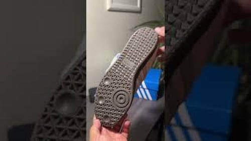 Adidas Samba White and Sky Blue