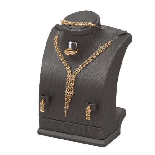 طقم ذهب ملفت عيار 21