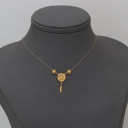 عقد ذهب ملفت عيار 21
