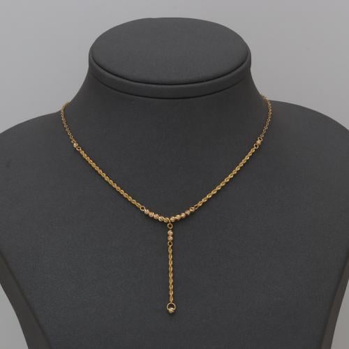عقد ذهب أنيق عيار 21