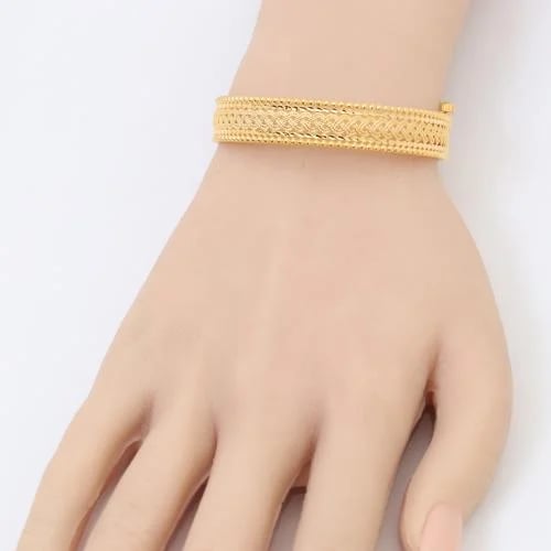 سوارة ذهب أنيقة عيار 21