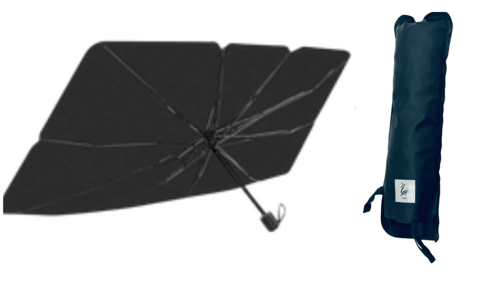 مظلة سيارة أنيقة وعملية تحمي من الشمس والمطر، سهلة...