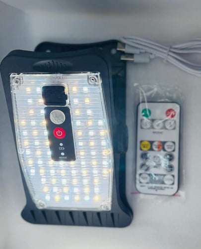 إضاءة المثالية يعمل بالكيبل والطاقه الشمسيه في اله...