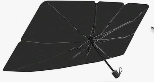 مظلة سيارة أنيقة وعملية تحمي من الشمس والمطر، سهلة...