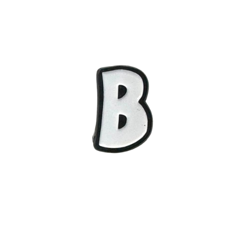 ملصق جوال معدني حرف B