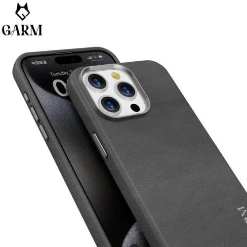 كفر ايفون 13 برو ماكس جلد فاخر