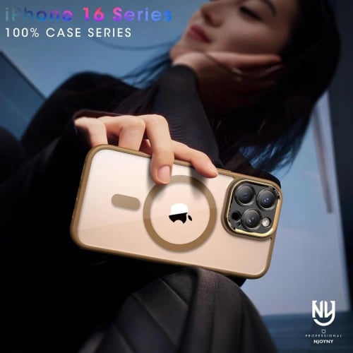 جراب فخم ايفون 16 برو ماكس شفاف