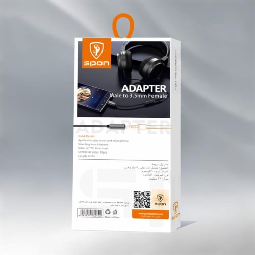 محول سماعة تايب سي aux إلى type- c