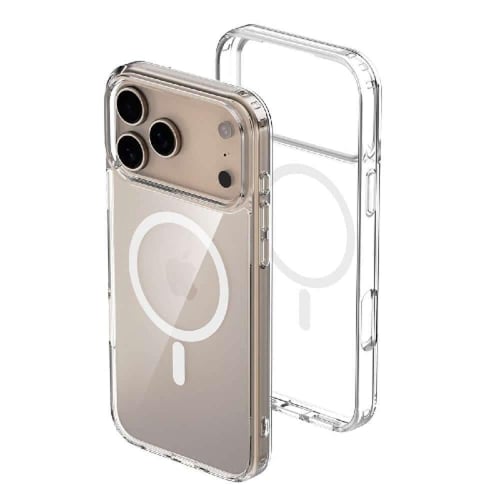 جراب آيفون 17 برو ماكس ماج سيف شفاف