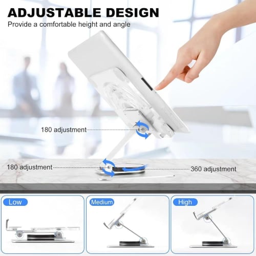 ستاند آيباد أكريليك فاخر شفاف