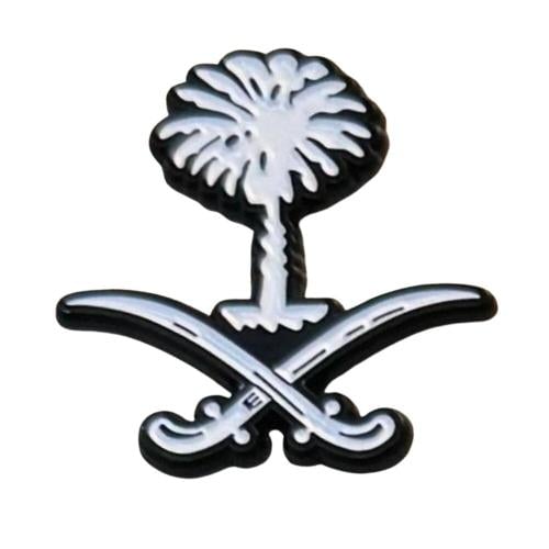 ستكر معدني 3m سيفين ونخله ابيض واسود