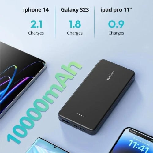 بطارية راف باور 10000 بقوة 15 واط