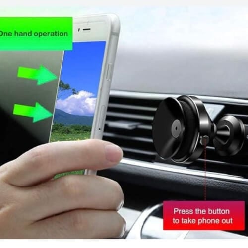 حامل جوال للسيارة شفط 2 في 1