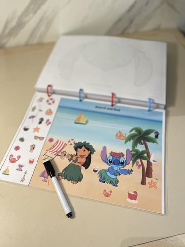 ملزمة تفاعلية ليلو وستيتش (بالعربي أو الانجليزي)