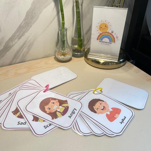 بطاقات المشاعر (الرجاء كتابة الجنس ، اللغة )