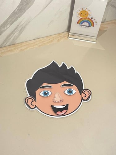 نشاط التعرف على أجزاء الوجه