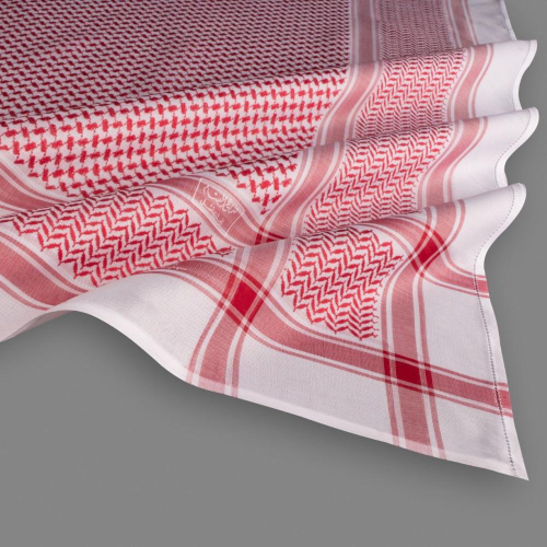 شماغ البسام كلاسيك ختم ابيض C7