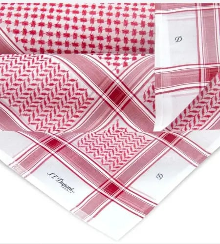 شماغ S.T.Dupont أحمر 2026 كاجول