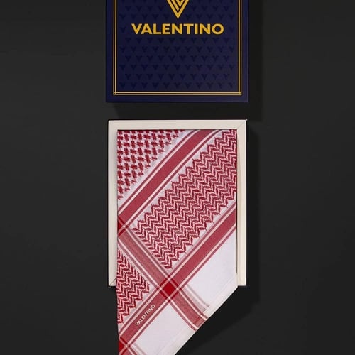 شماغ فالنتينو VALENTION احمر اطالي 2024