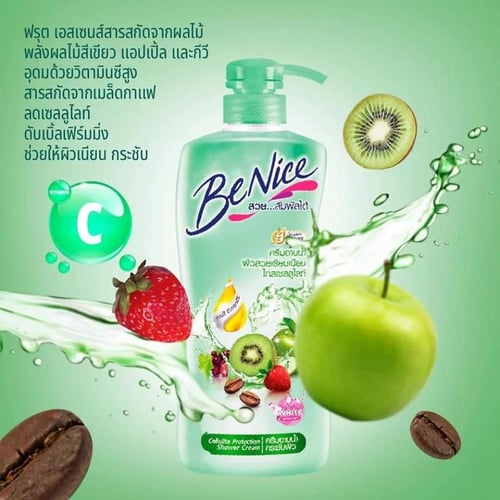 كريم الاستحمام مرطب بخلاصة الفواكه والقهوة من بي ن...