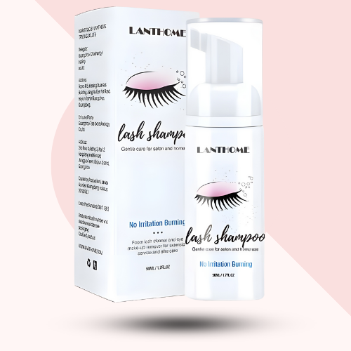 Eyelash cleaning shampoo