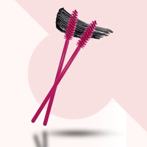 Eyelash comb brush