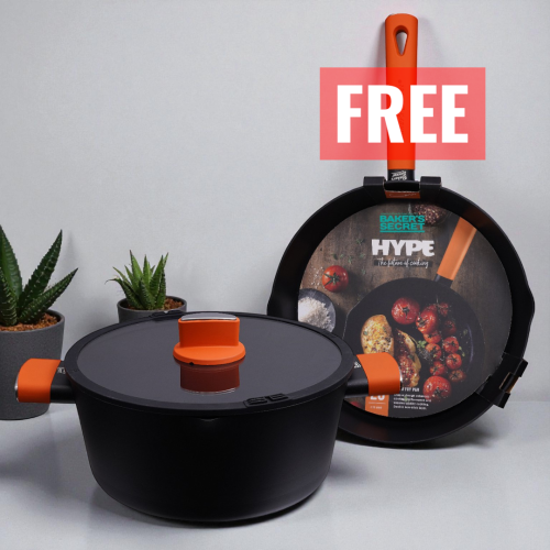 قدر تيفال غير قابلة للالتصاق بمقبضين مع غطاء زجاجي...