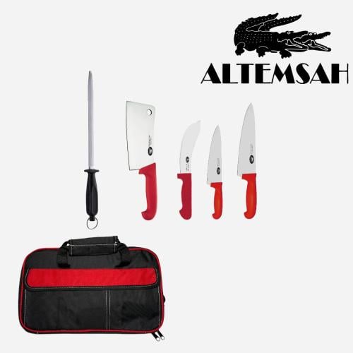 طقم سكاكين يد بلاستك مكون من 6 قطعة براند التمساح