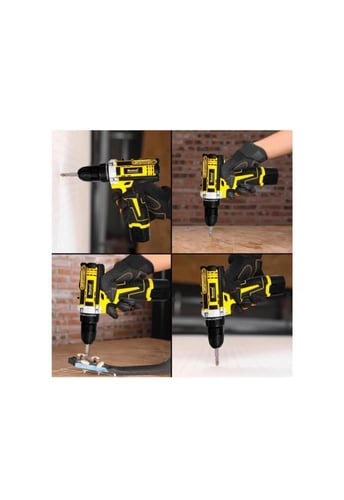 شنطة 59 قطعة+دريل شحن روكسون 12v