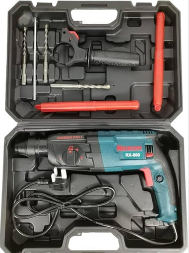 دريل هيلتي للخرم والتكسير مع رأس اضافي