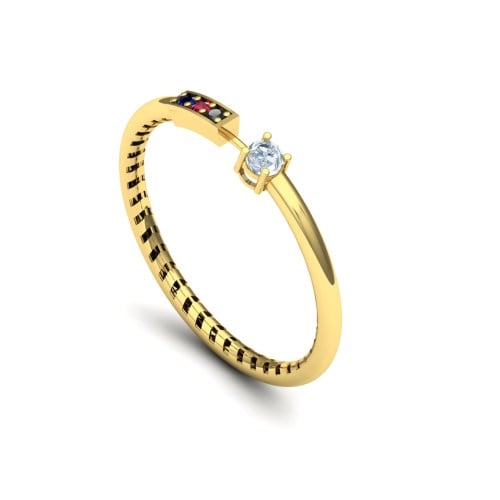 خاتم ذهب راقي