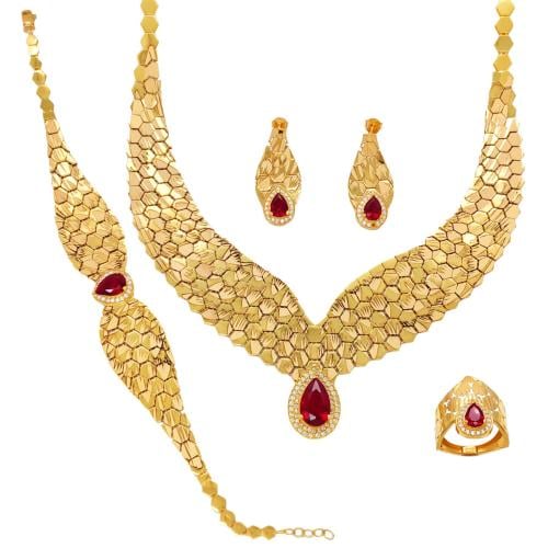 طقم الصقر عيار 21 بالأحمر