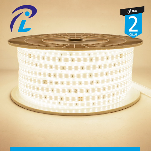 شريط إنارة مخفية LED ثلاث خطوط 3000K أصفر 16 واط ل...