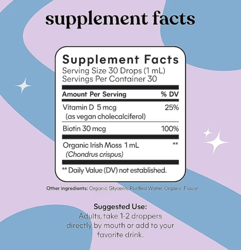 Sea, Sea Moss & D3 Liquid Drops
