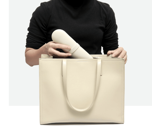 Travel Makeup Brush Holder(off white)