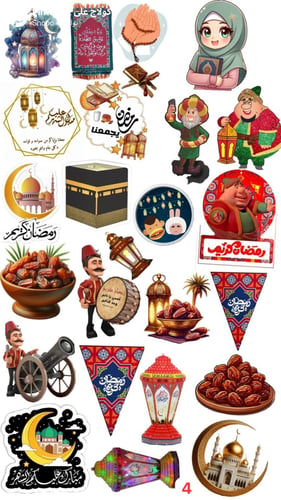 ستيكرات غذائية نموذج رقم 5