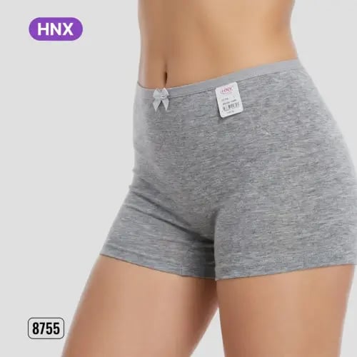 نص درزن بوكسرات نسائي قطن 95 % تركي 6 الوان