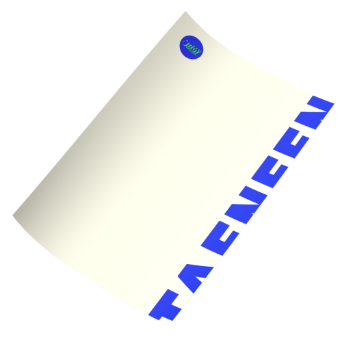 Contrast letter paper