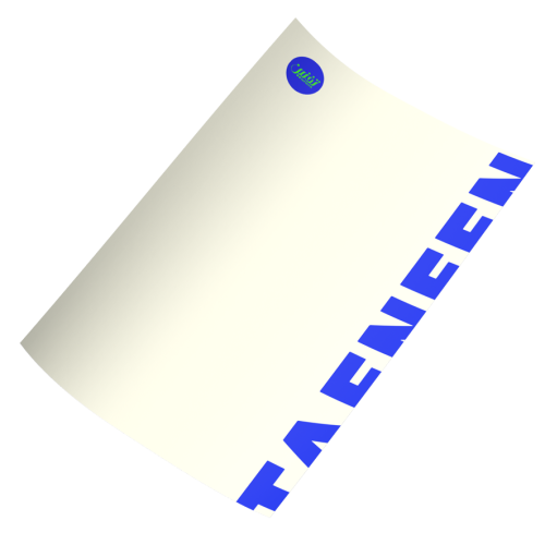 Luxury letter paper display