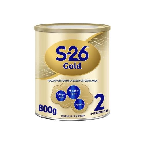 إس-26 جولد 2 حليب أطفال من عمر 6 أشهر 800 جم