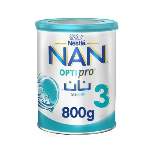 نان أوبتي برو 3 حليب نمو للأطفال من عمر سنة إلى 3 سنوات 800 جم