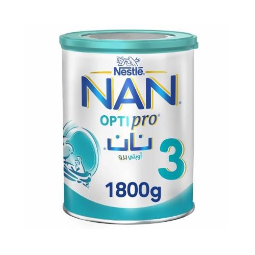نان أوبتي برو 3 حليب نمو للأطفال من عمر سنة إلى 3 سنوات 1800 جم
