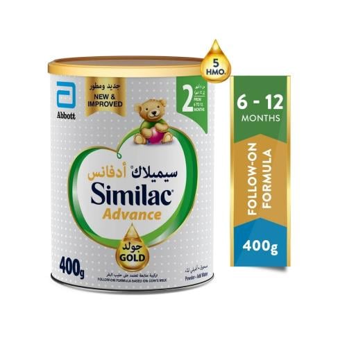 سيميلاك جولد 2 حليب الرضع من 6 إلى 12 شهرًا 400 جم