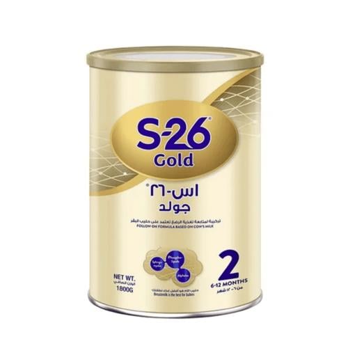 إس-26 جولد 2 حليب أطفال من 6 إلى 12 شهرًا 1800 جم
