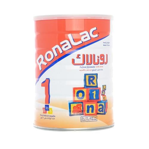 رونالاك 1 حليب أطفال 1700 جم من الولادة حتى 6 أشهر