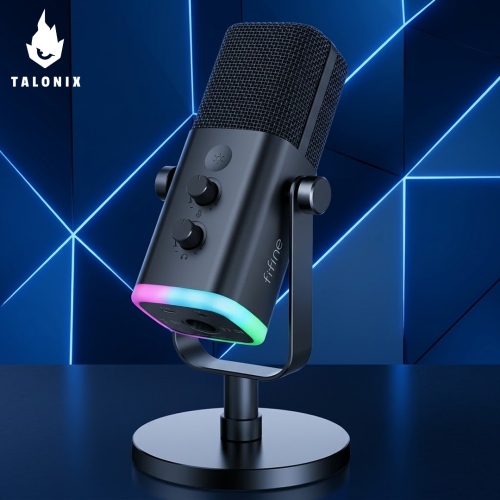 ميكروفون احترافي للبث FIFINE RGB USB/XLR – مايك ست...