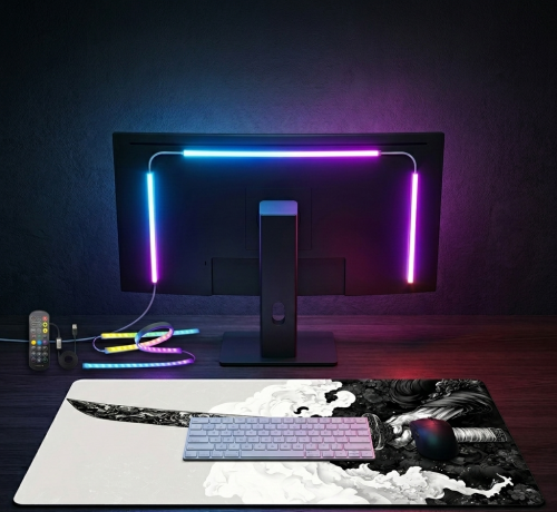 باكج Gamer Setup RGB – ماوس باد ساموراي XXL + إضاء...